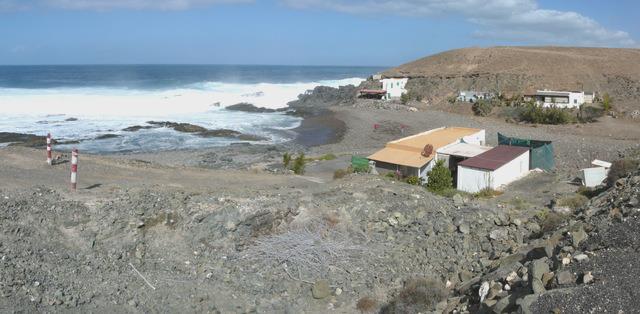 2014-02-07_1146 Panorama -the beach at Playa de Valle, Aquas Verdes, Fuerteventura