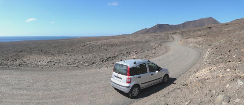 2014-02-12_1351 Panorama of the road across Parque Natural de Jandia, Fuerteventura